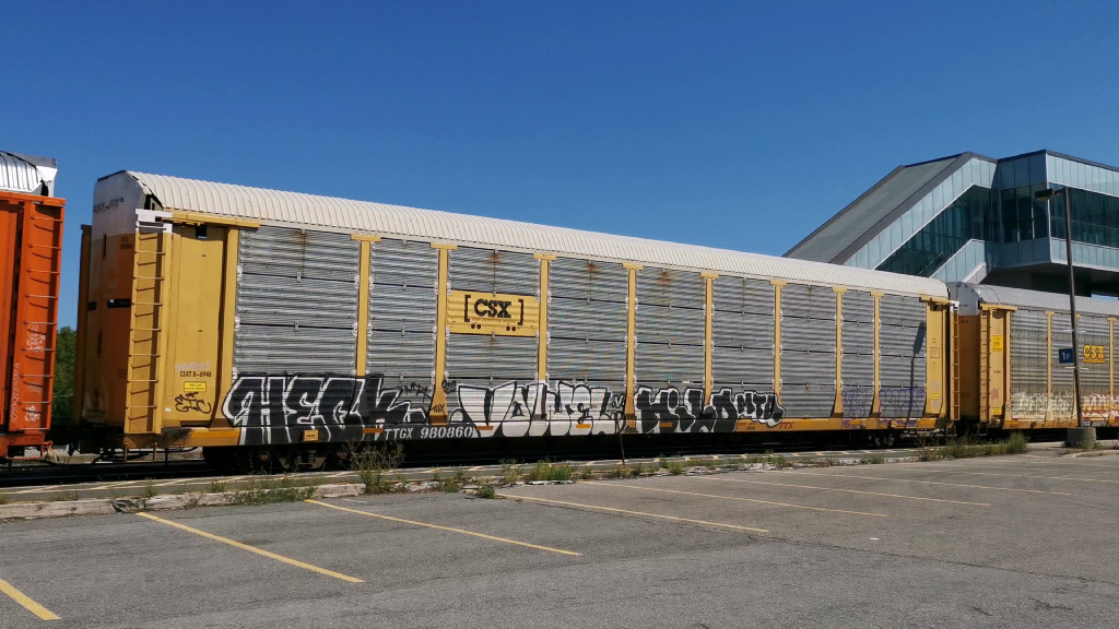 CSXT B6948 (Body) TTGX 980860 (Flat)